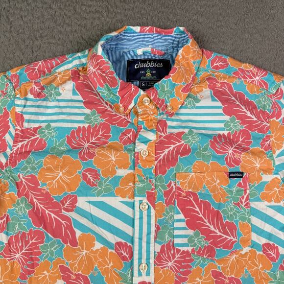 chubbies Other - Chubbies The Inspiration Friday Shirt Mens S Floral Colorful Hawaiian Popover